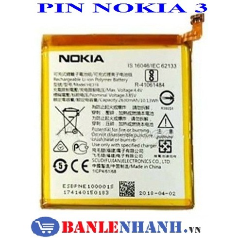 PIN NOKIA 3 XỊN