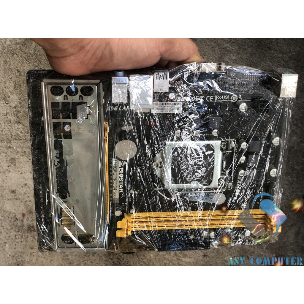 Combo bo mạch chủ main H110MG PRO DDR4, Cpu core i3 6100 (chip new)