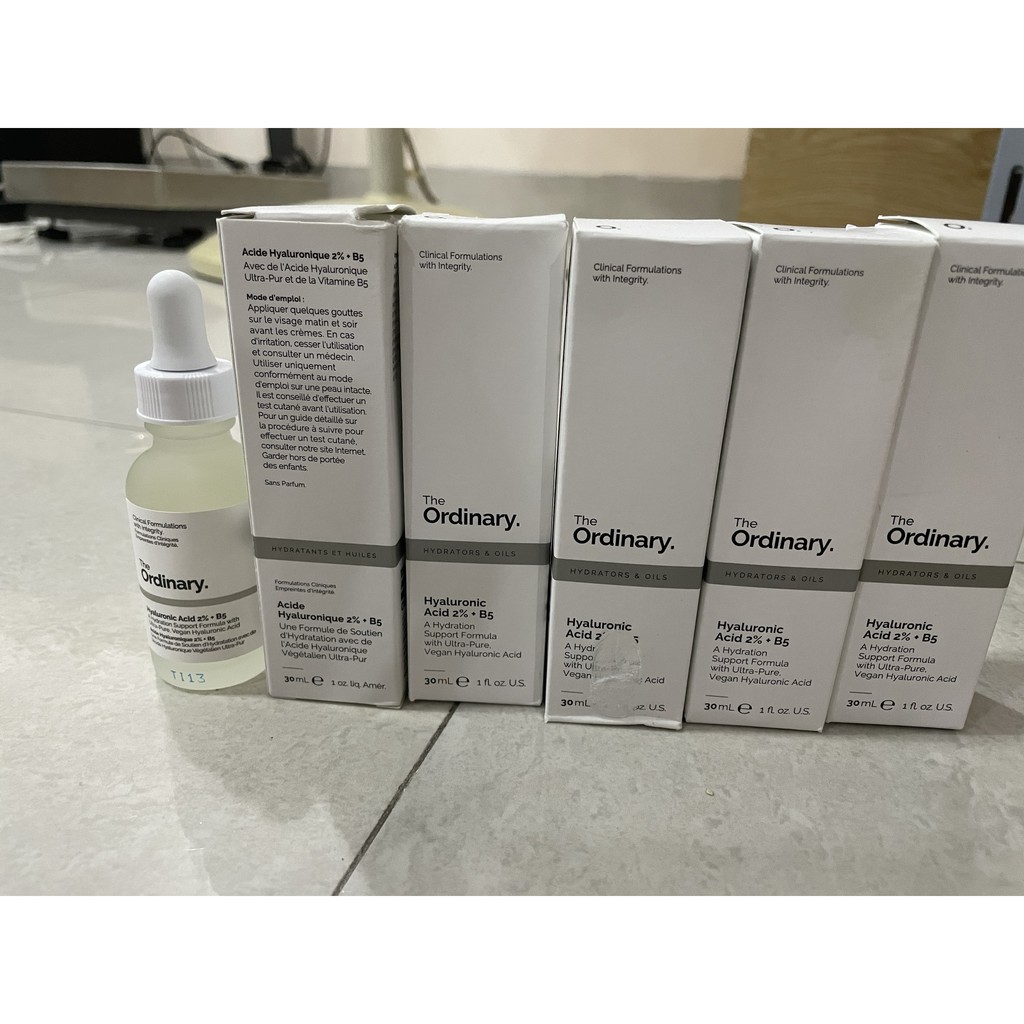 hộp xấu full chai Hyaluronic Acid 2% + B5 siêu dưỡng 30ml