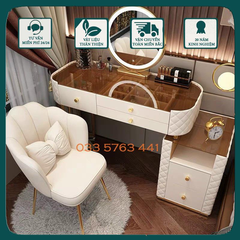 Bàn trang điểm kèm ghế và gương phong cách hiện đại nhập khẩu taobao cực xịn