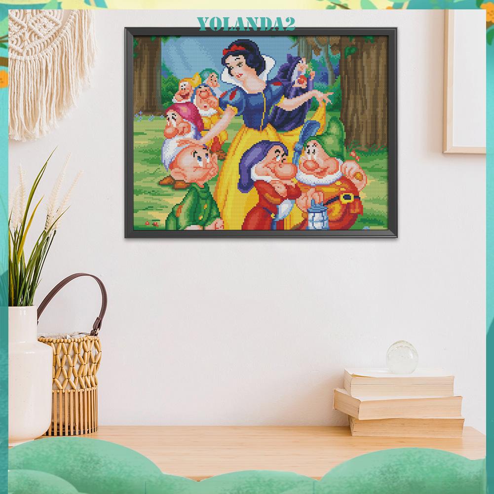 Bộ dụng cụ thêu tranh chữ thập hoạt hình 11ct