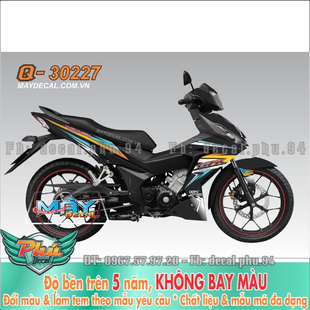 Tem Rời Winner GTR đen (K) -1