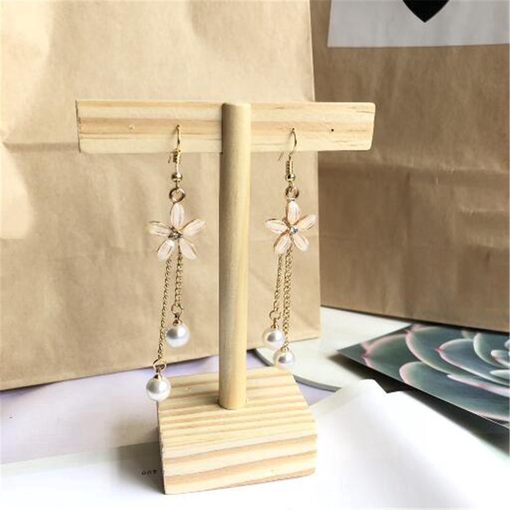 Khuyên tai tua rua dáng dài phong cách Hàn Quốc cho nữ