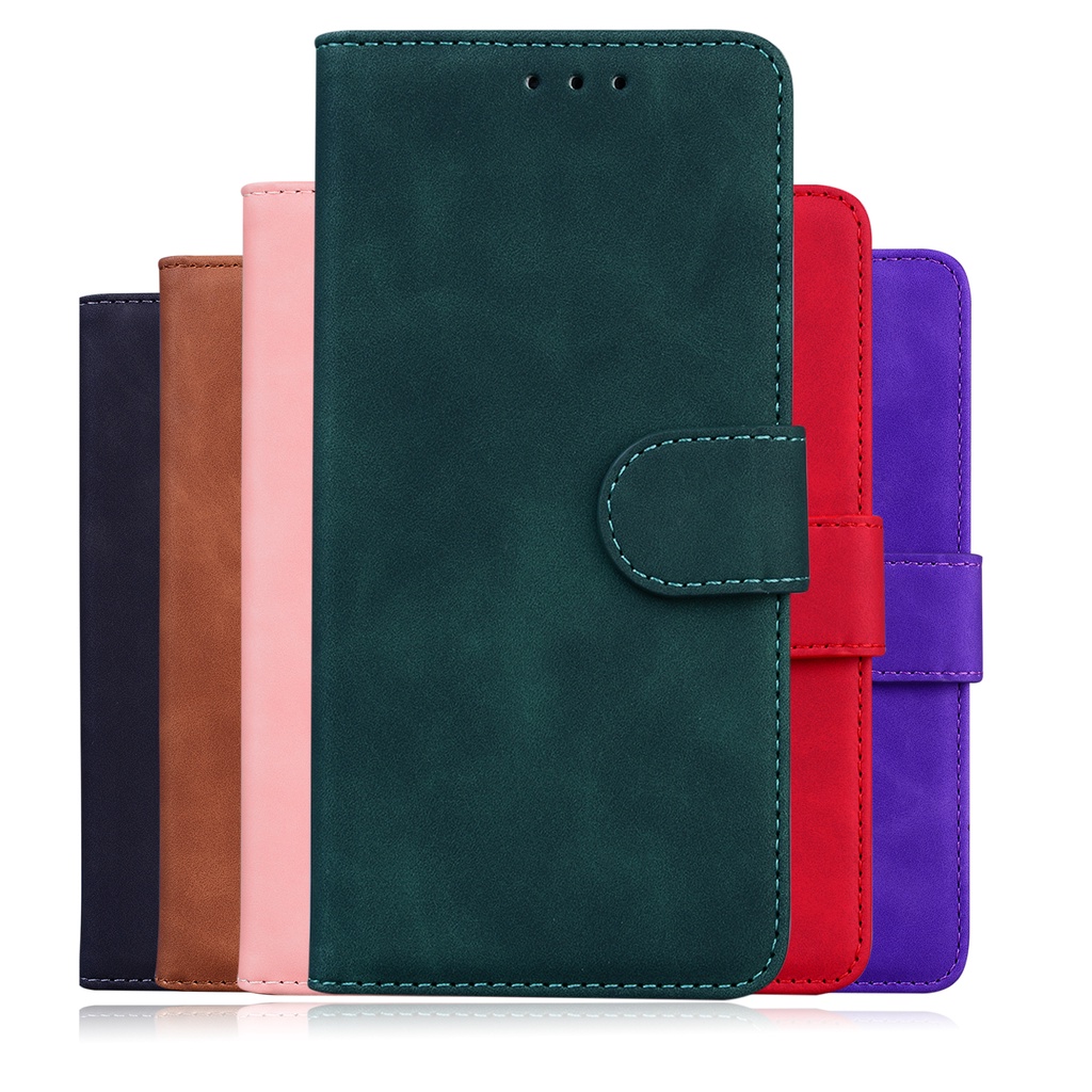Ốp Điện Thoại Da Mềm Dạng Gập Từ Tính Có Ngăn Đựng Thẻ Sang Trọng Cho Xiaomi Redmi 10C K40S K50 Pro Redmi Note 11 Pro
