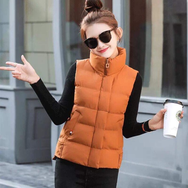 Áo gile phao nữ cao cấp