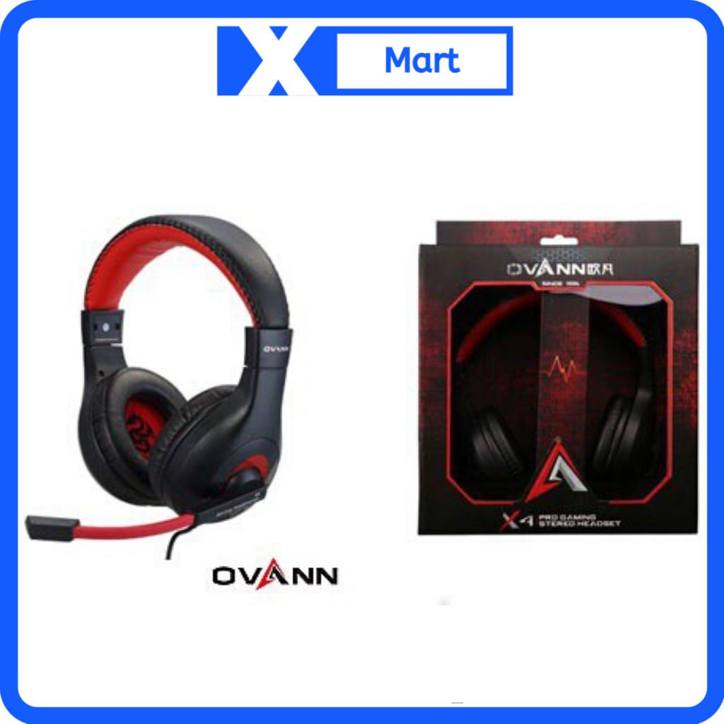 Tai nghe chụp tai gaming OVANN X4 có mic lọc âm tốt