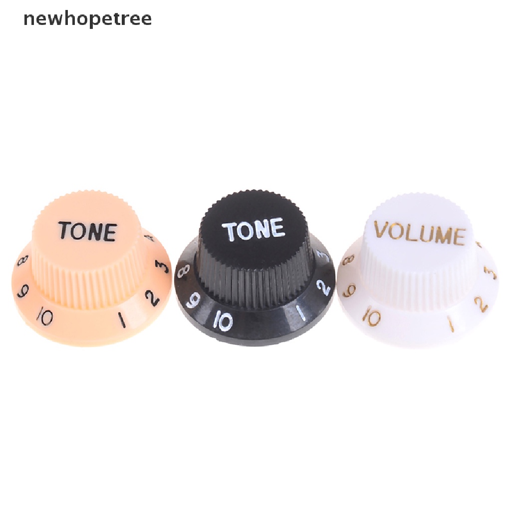 Newhopetree Single coil pickup cover control knob switch tip set for electric guitar OIK
