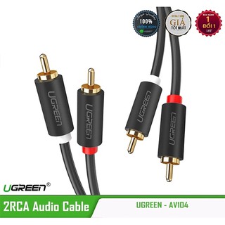 Cáp âm thanh rca - ugreen 50285: 0.5m 30747: 1m 10517: 1.5m 10518: 2m 10519: 3m 10520: 5m