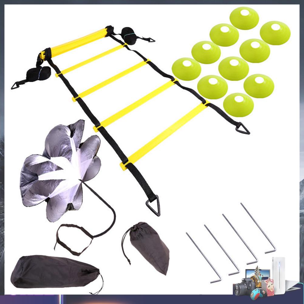 Bộ Dụng Cụ Thang Dây Luyện Tập Tốc Độ Đá Bóng