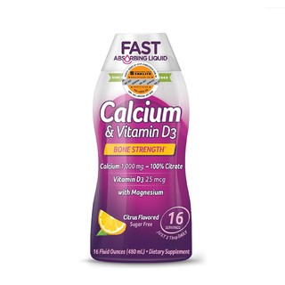 Canxi & Vitamin D Dạng Nước Nature's Way Calcium & Vitamin D Liquid 480ml
