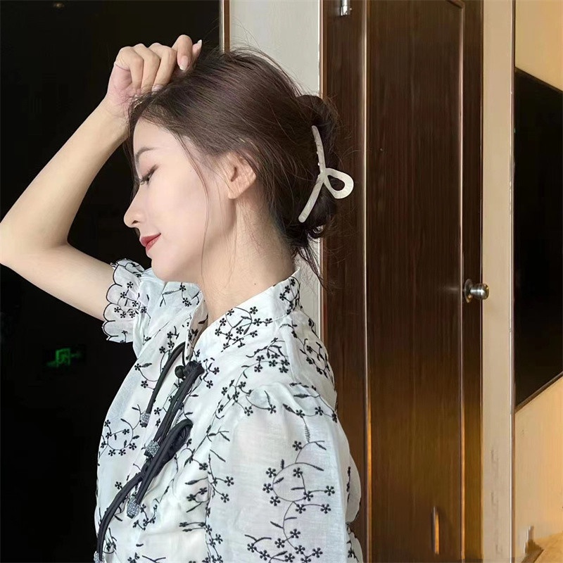 Kẹp Tóc Bằng Kim Loại Kích Thước 13cm Plus Phong Cách Hàn Quốc Cho Nữ