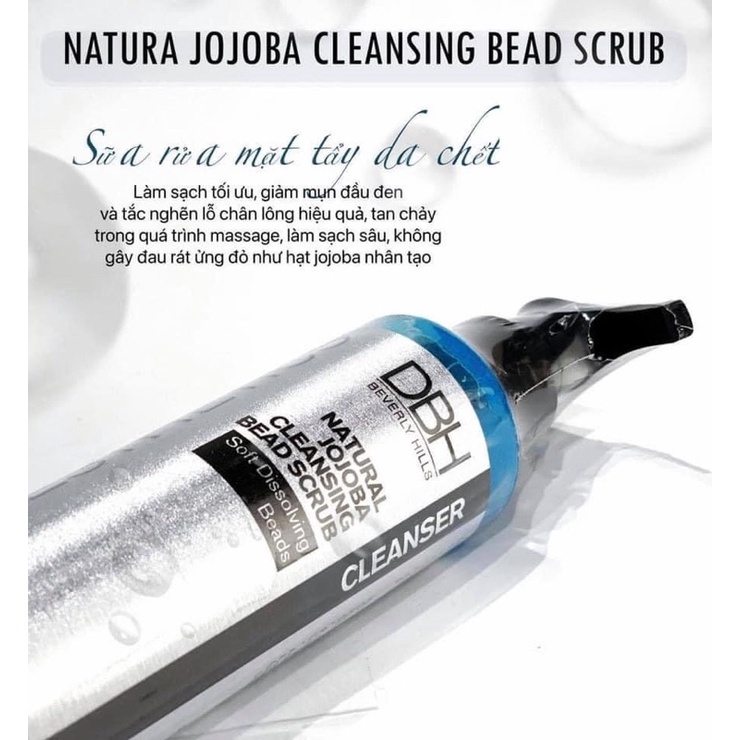 Tẩy Da Chết Vật Lý DBH Natural Jojoba Cleansing Bead Scrub