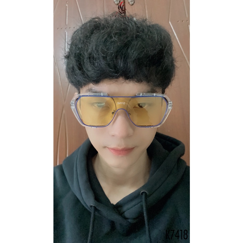 Kính mát hot trend TikTok phong cách Unisex chống tia UV400 hot trend TikTok lên hình cực chất - K7418 - Aluha