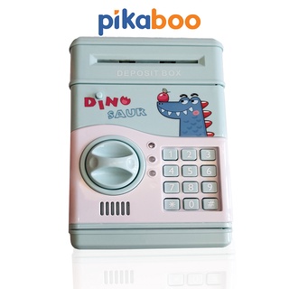 Đồ chơi két sắt điện tử mini thông minh cho bé Pikaboo có nhạc và đèn đựng tiền tiết kiệm tự thumbnail