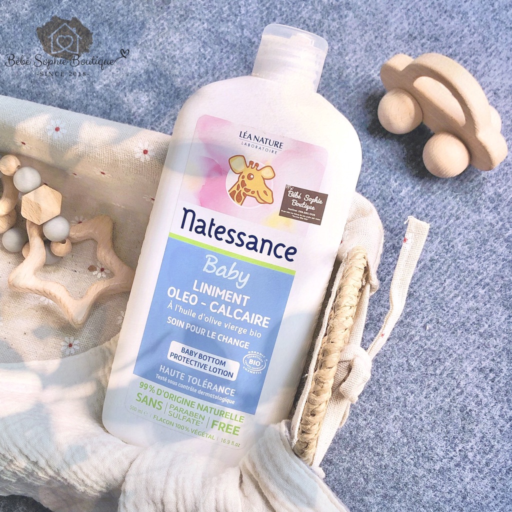 Kem thay bỉm đa năng ngừa hăm hữu cơ Liniment Natessance 500ml