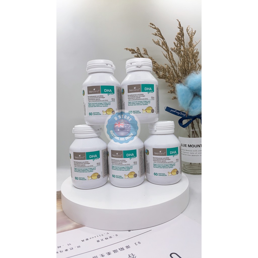 Bio island DHA cho bé - giúp bé phát triển trí não