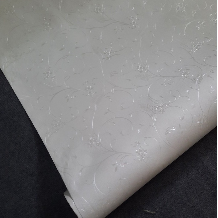 Decal Dán Tường Màu Trắng, Giấy Dán Tường Trắng Nhám, Trắng Bóng Dán Bàn,Tủ