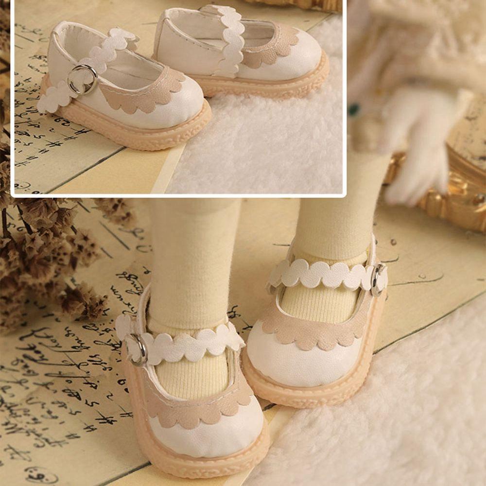 Giày Da PU 5.1 * 2.9CM Cho Búp Bê 1 / 6BJD