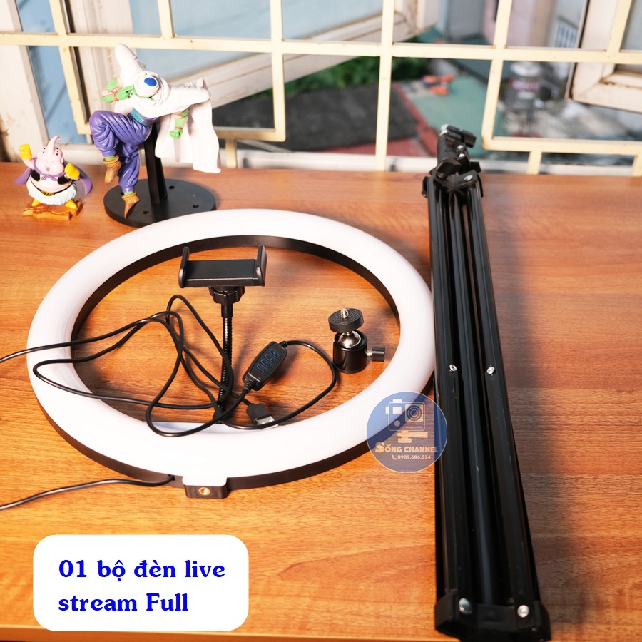 Đèn Livestream Siêu Sáng Đủ Size Từ 16CM - 26CM - 32CM - 36CM Có Remote (Nowship-Grap)