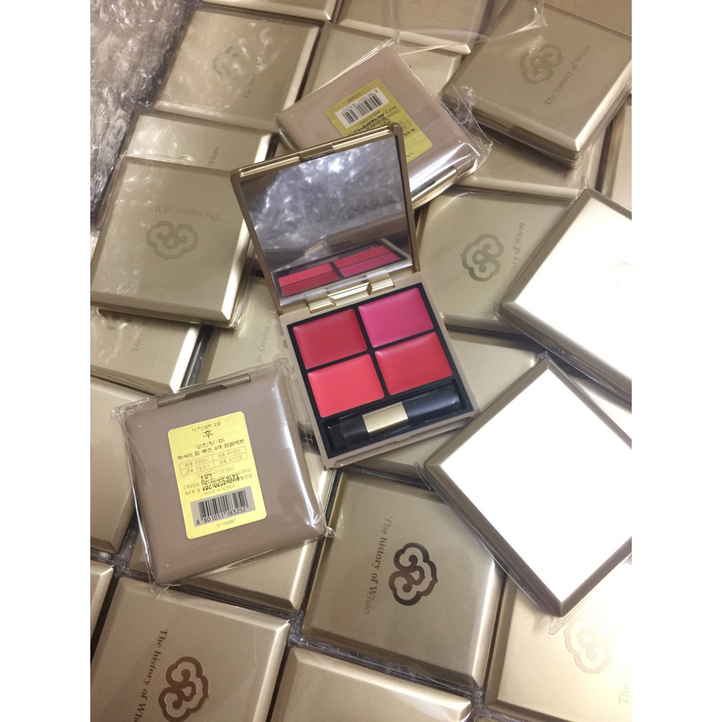 Ohui Bảng Son Whoo Lip Rouge 4 màu Hoàng cung đẹp sang trọng