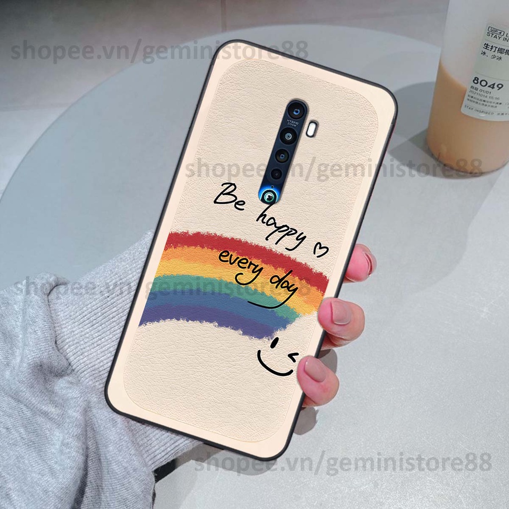 Ốp Oppo Reno 2f / Reno2 F in hình cô gái be happy trẻ trung cá tính năng động