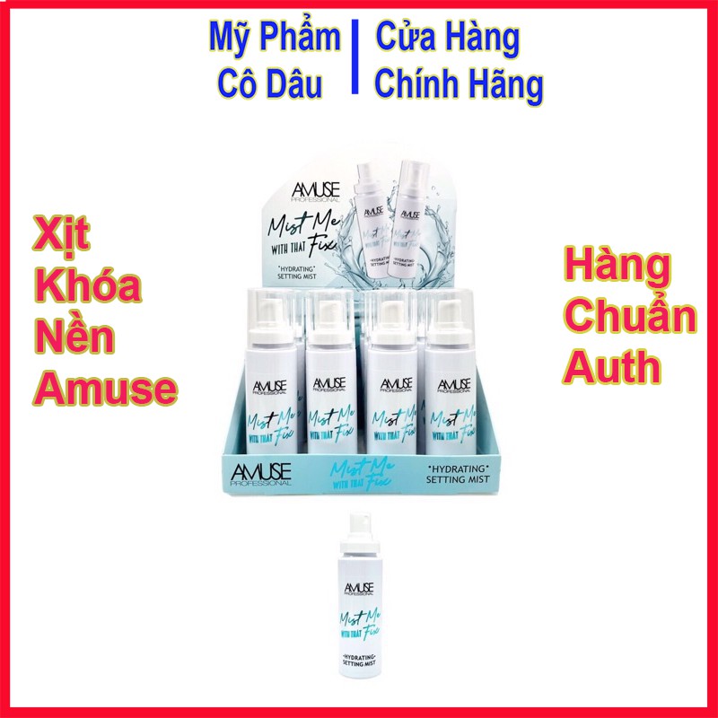 Xịt Khóa Nền Makeup - Cố Định Lớp Nền Sau Khi Makeup Tới 24h