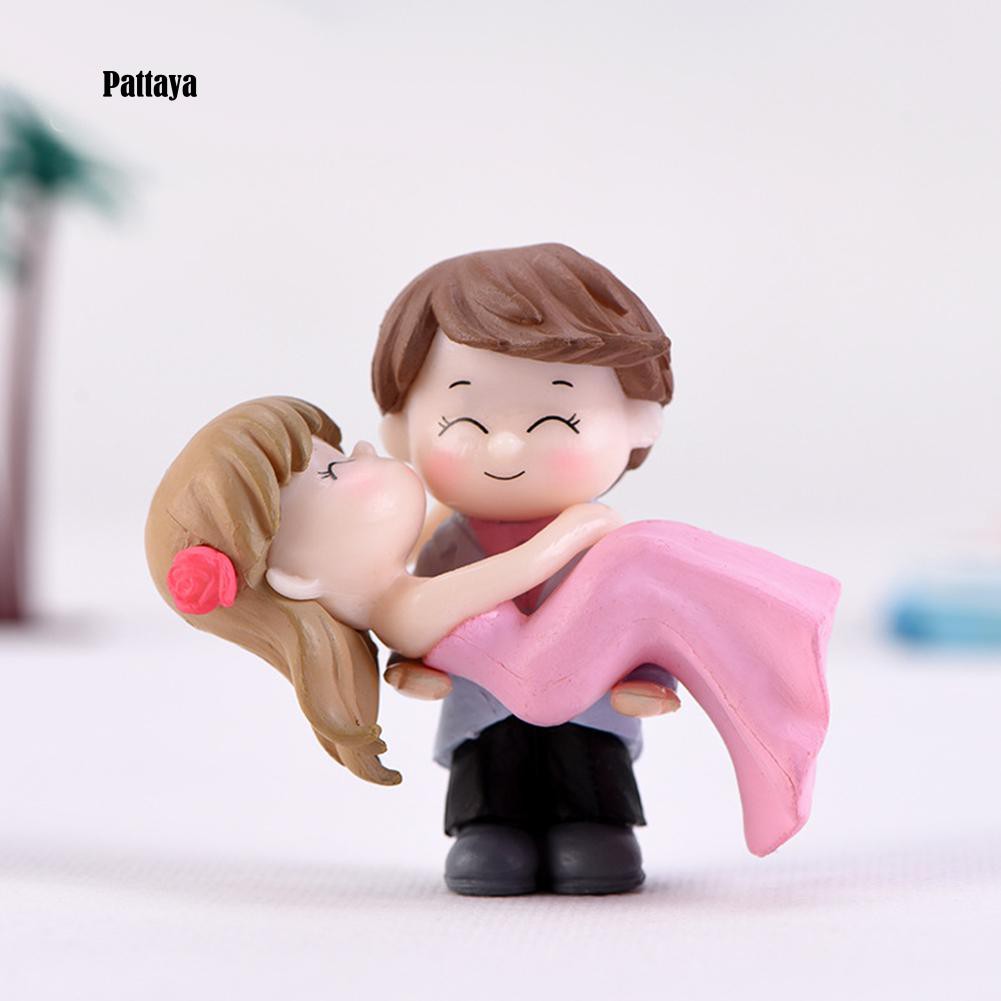 Đồ trang trí Cặp Đôi Cô Dâu Chú Rể Mini Trang Trí Tiểu Cảnh