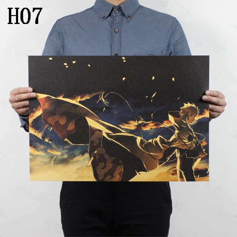 Miếng dán tường 51.5cmX35.5cm họa tiết phim hoạt hình Naruto độc đáo ấn tượng | BigBuy360 - bigbuy360.vn