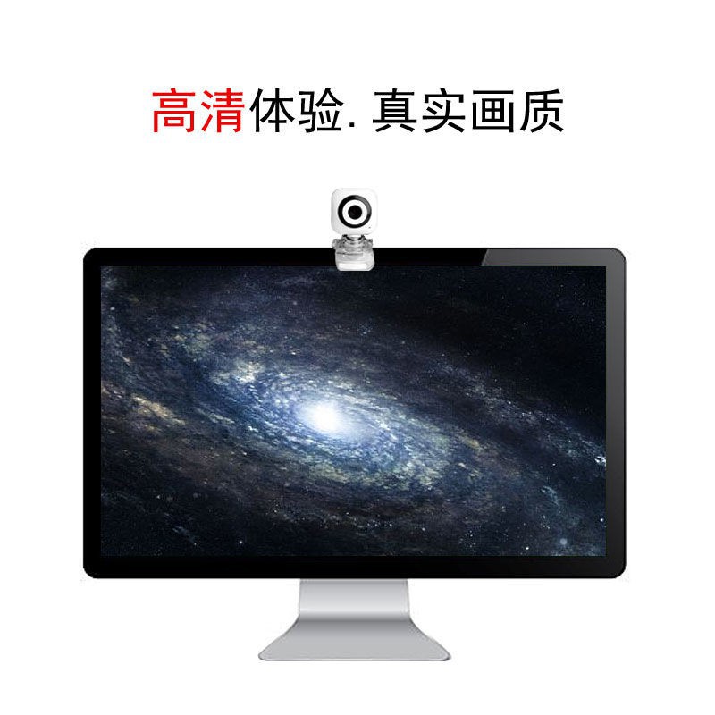 Webcam 480p - Q360 Màu Trắng Có Thể Xoay 360 Độ Cho Máy Tính | BigBuy360 - bigbuy360.vn