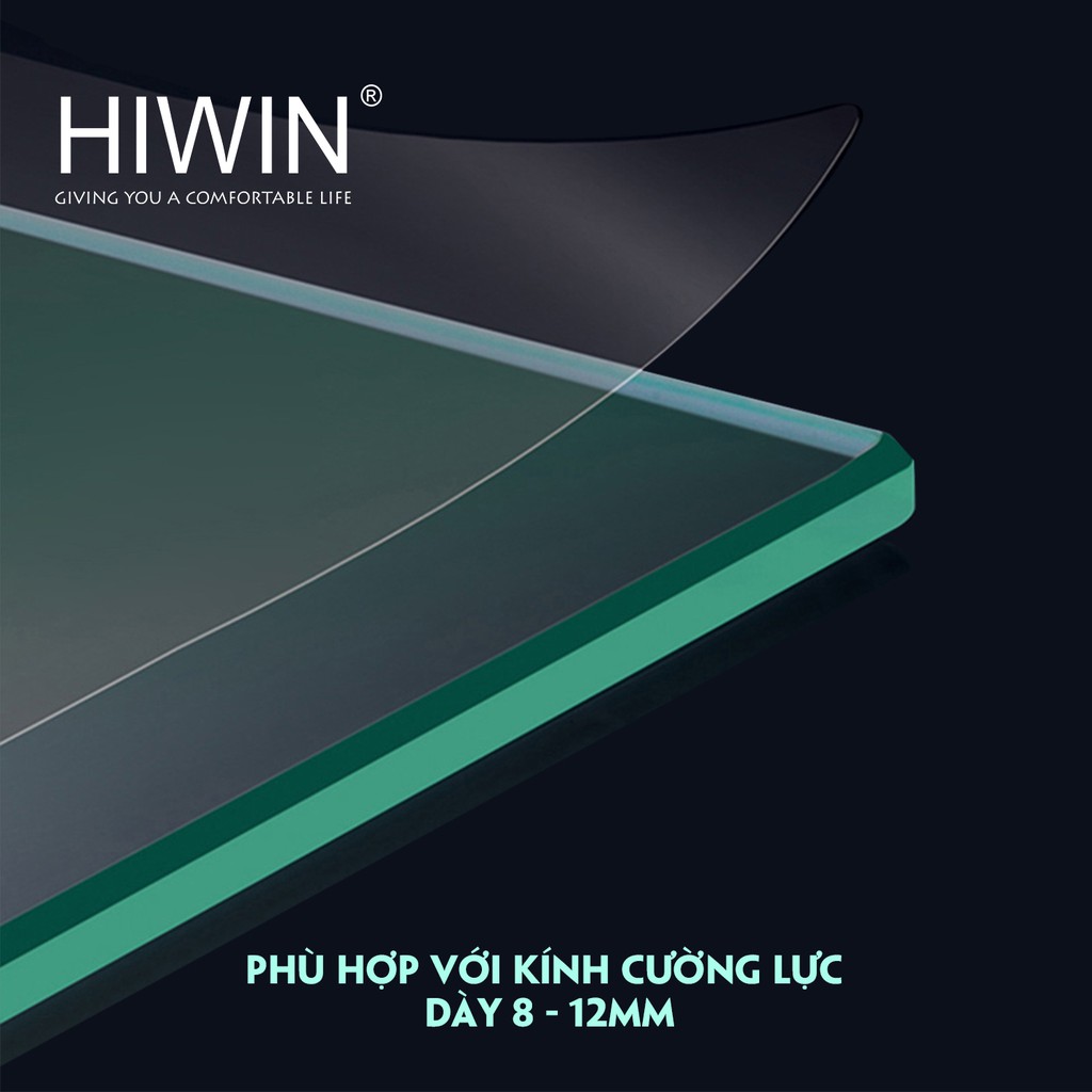 Kẹp kính trên vách tắm kính dùng cho ống 10x30 SUS304 Hiwin SB-617F