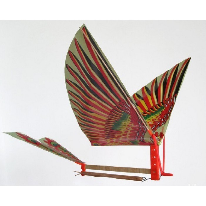 Combo chim dây thun vỗ cánh tự bay (tùy chọn 2 con, 5 con hoặc 10 con) Ornithopter Birds (KN063) - Luân Air Models