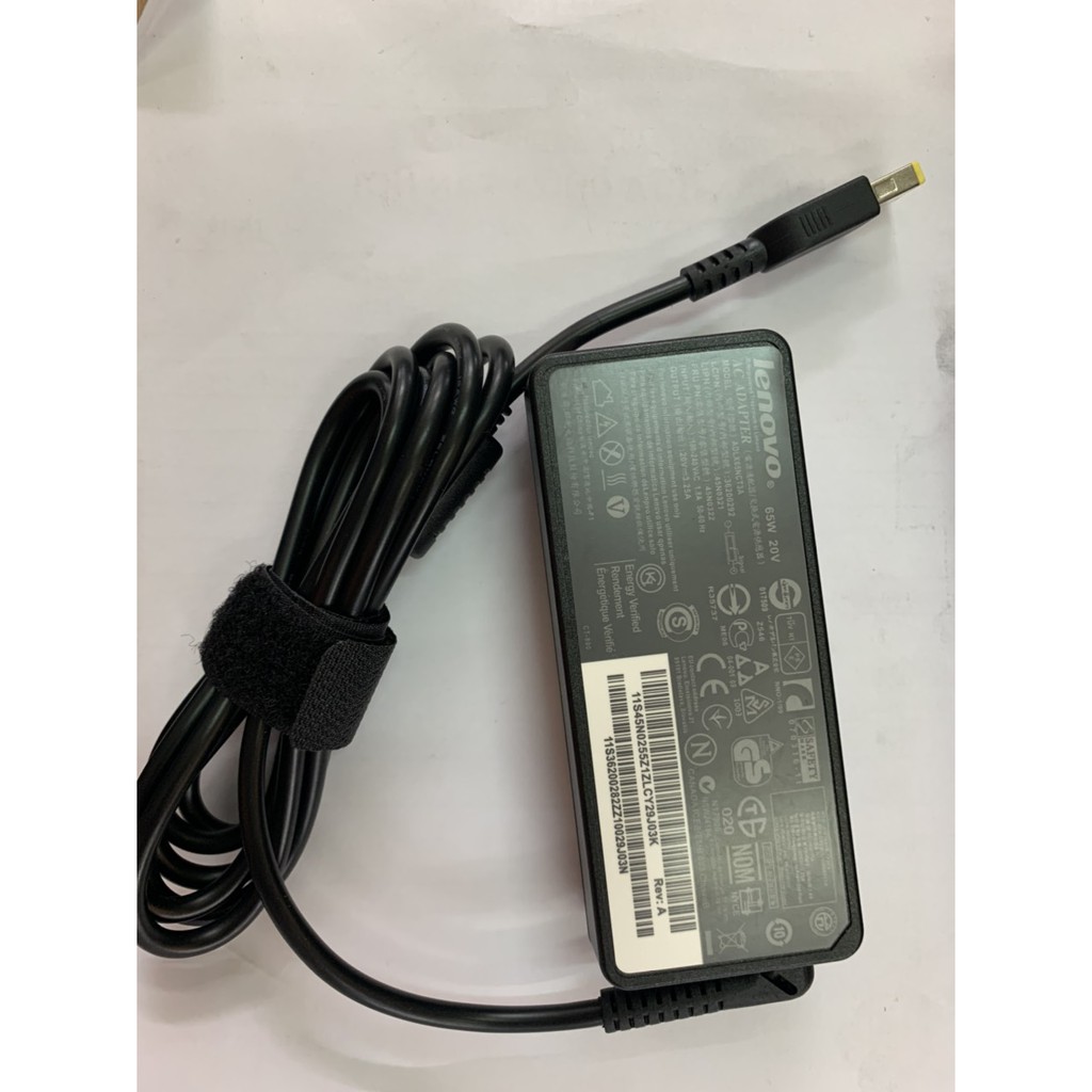 Sạc Dành Cho Laptop Lenovo 20V - 3.25A, 65W, Đầu USB