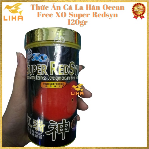 Thức Ăn Cá La Hán XO Đen 120gr - Ocean Free XO Super Redsyn