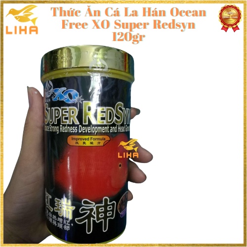Thức Ăn Cá La Hán XO Đen 120gr - Ocean Free XO Super Redsyn