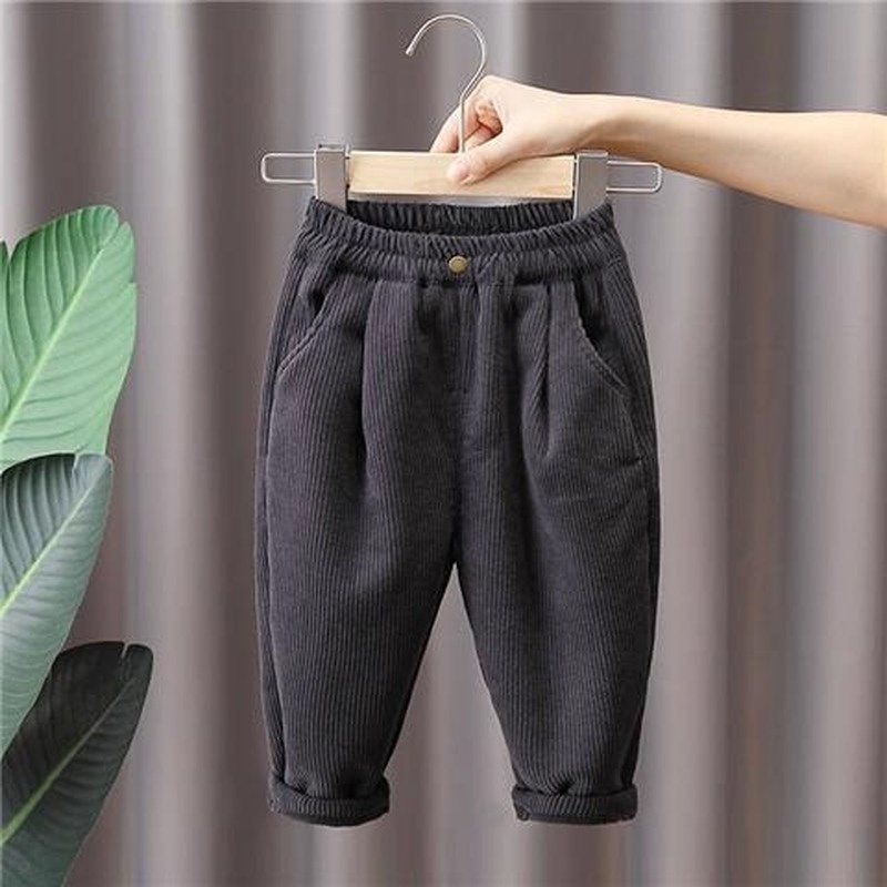 Quần dài nhung dày giữ ấm thời trang dành cho bé trai