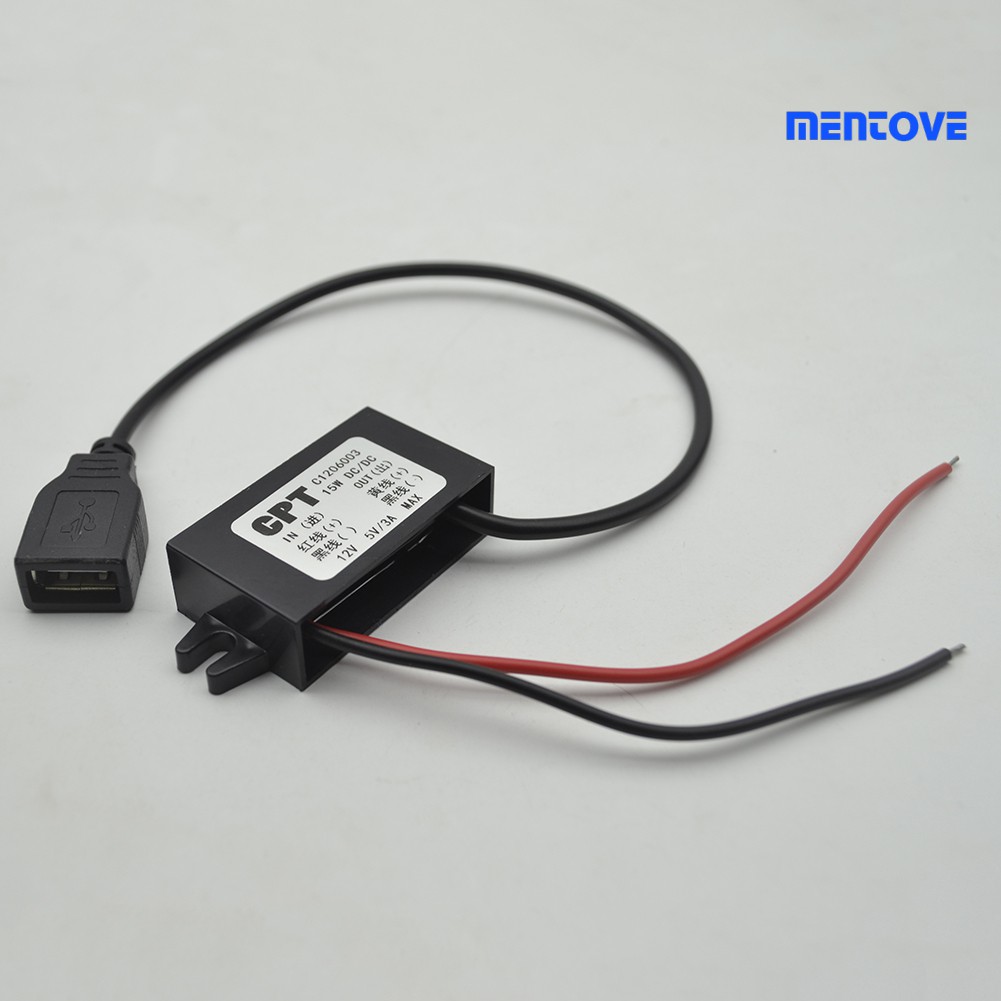 Bộ Sạc Chuyển Đổi 12v Sang 5v 3a Max Cho Máy Tính Bảng Gps Trên Xe Hơi