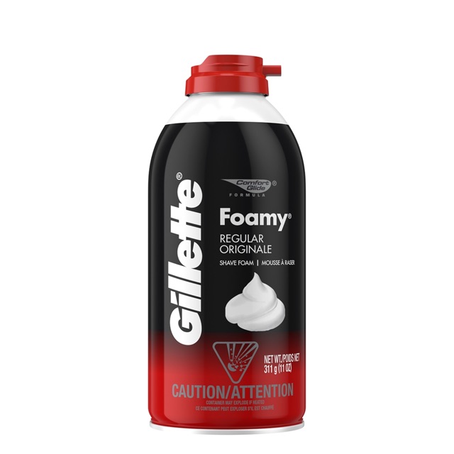 Bọt Cạo Râu đỏ Gillette Foamy Regular Original Shave Foam 311g