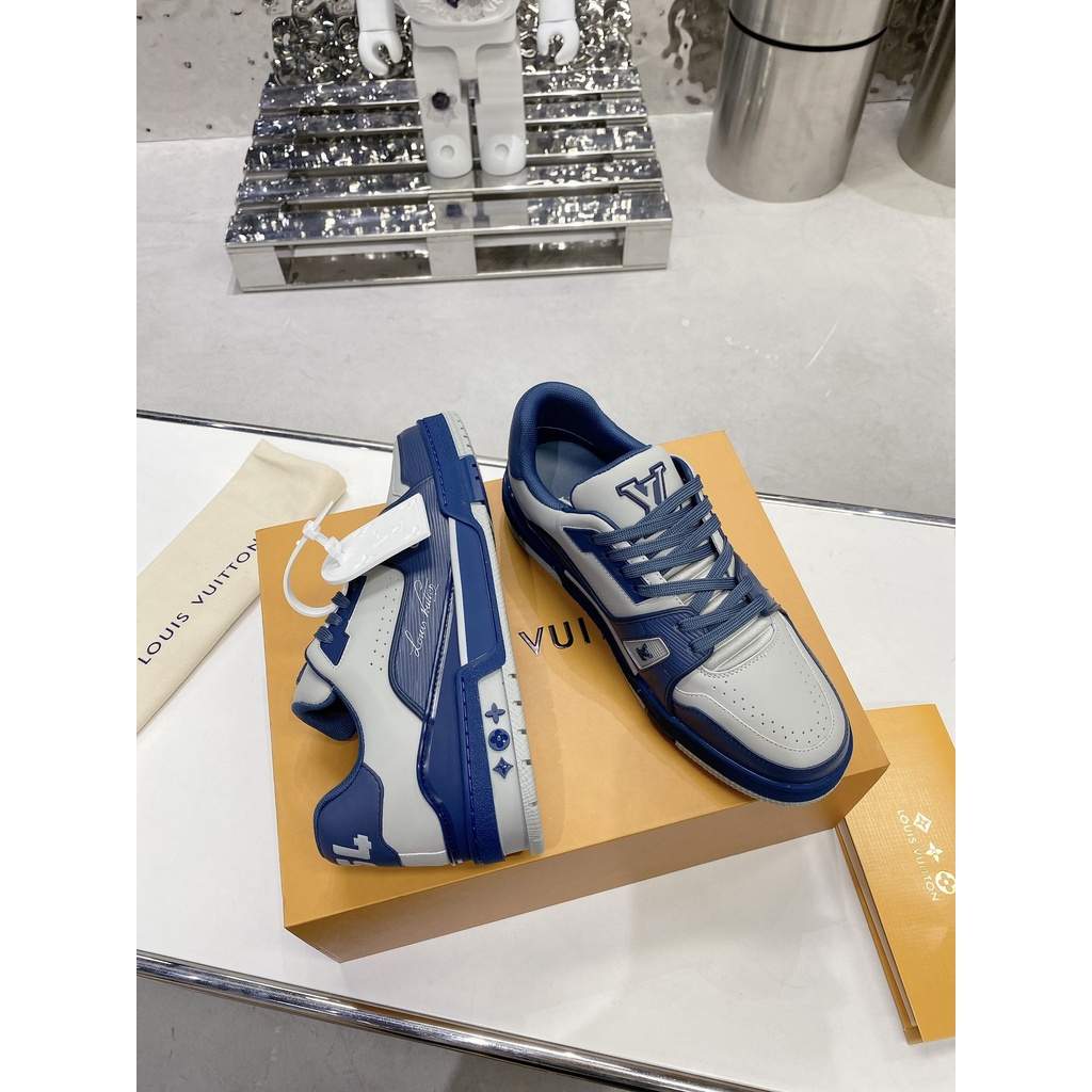 Giày thể thao thời trang cao cấp Louis Vuitton LV cho nam nữ phong cách trẻ trung