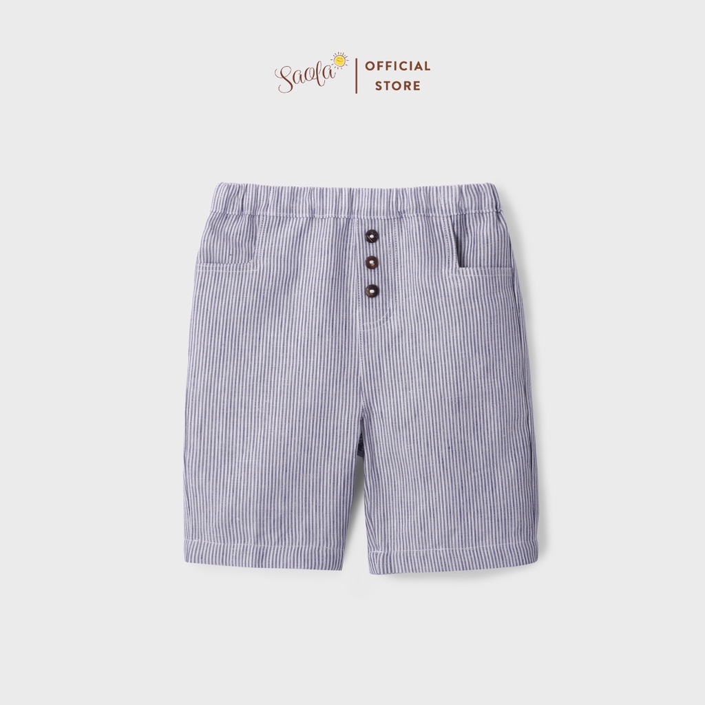 Quần Short Linen Cho Bé Trai Sành Điệu - MUDELI PANTS - PAL012 - SAOLA  KIDS CLOTHING