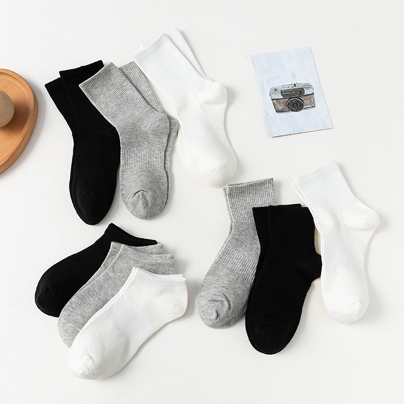 Vớ FHYL mềm mại chống mùi phong cách thể thao thường ngày dành cho nữ