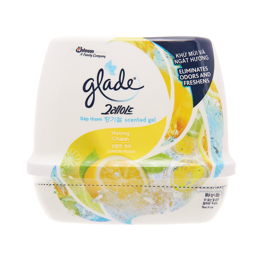 Sáp Thơm GLADE 180G - Hương Hoa Lài & Lavender & Chanh