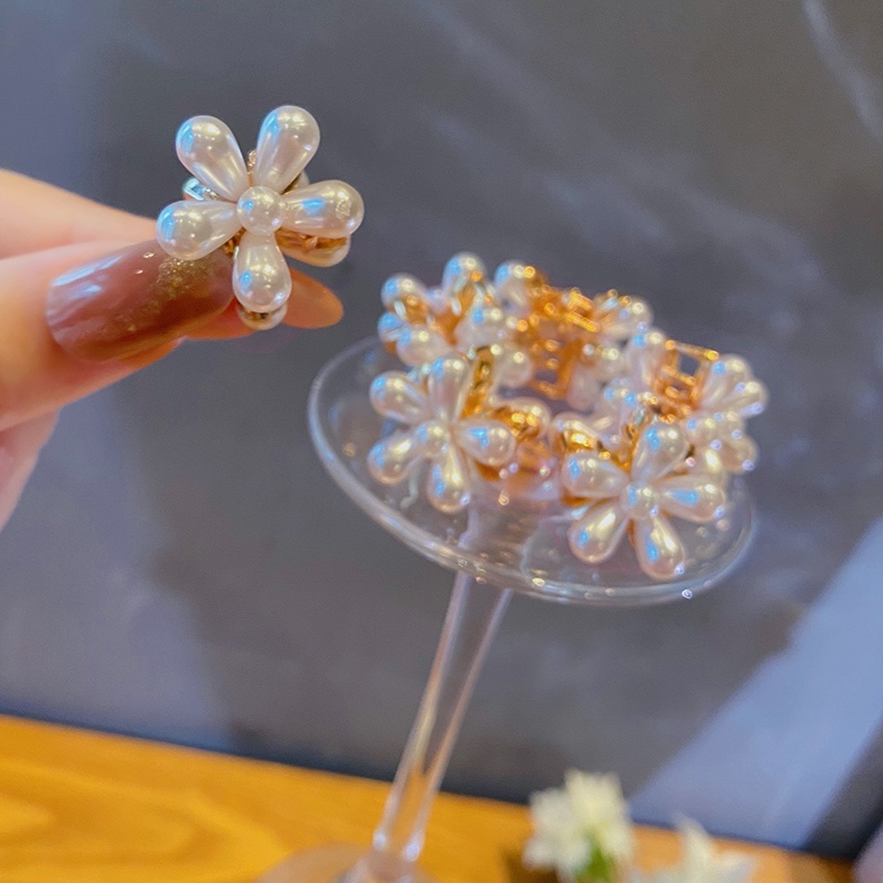 Kẹp Tóc Đính Ngọc Trai Nhỏ Tinh Tế Thời Trang Hàn Quốc