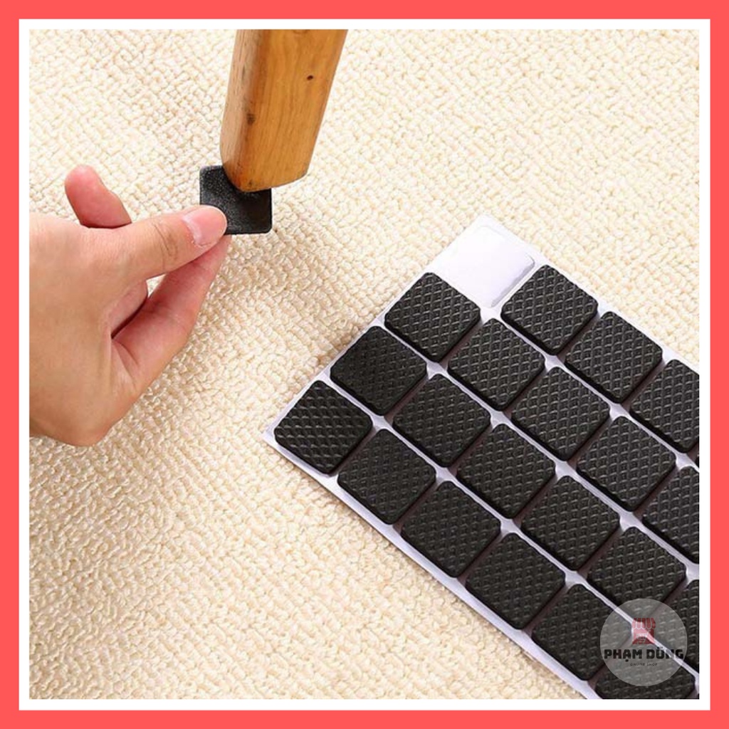 Miếng dán chân bàn ghế chống trầy xước bằng cao su