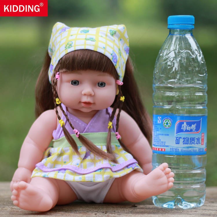 Búp Bê Em Bé Đáng Yêu Bằng Silicon - Cao 30 cm Tóc Thẳng