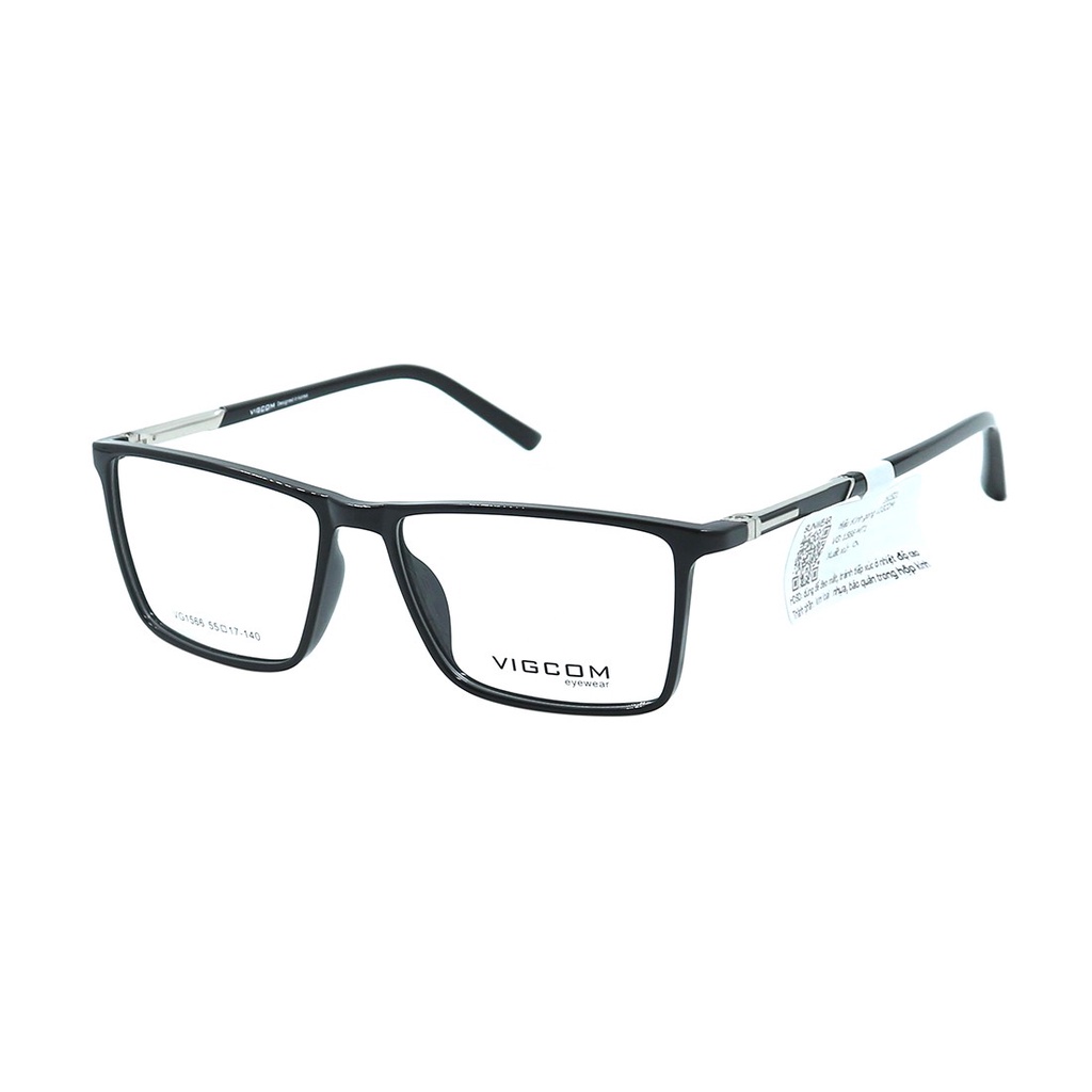 Gọng kính nam nữ thời trang Vigcom VG1566 chính hãng, thiết kế dễ đeo bảo vệ mắt