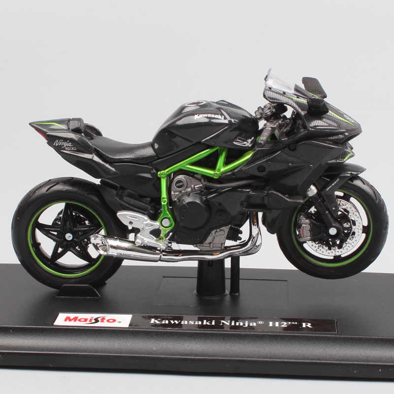 XE MÔ HÌNH - MOTO Kawasaki H2R - MAISTO tỷ lệ 1:18