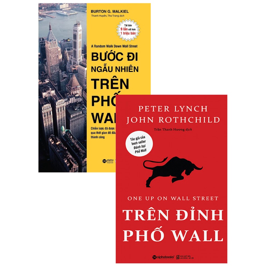 Sách - Combo Trên Đỉnh Phố Wall và Bước Đi Ngẫu Nhiên Trên Phố Wall (Bộ 2 Cuốn)