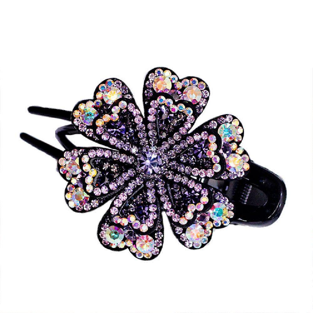 Kẹp Tóc Càng Cua Bằng Acrylic Phong Cách Vintage Thời Trang Giá Đỡ