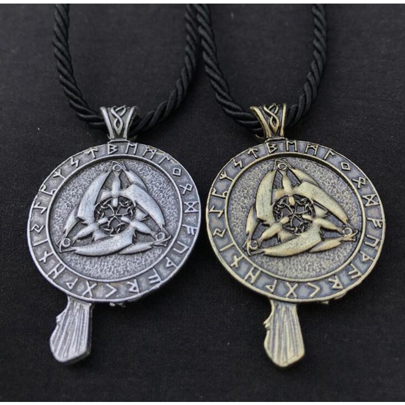 1 Mặt Vòng cổ Hình Chim Quạ Đen Thời Trang Cho Nam