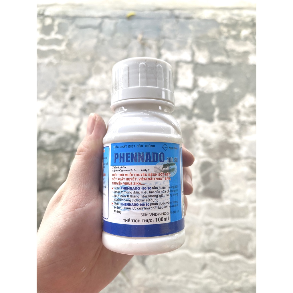 Thuốc diệt muỗi truyền bệnh sốt rét Phennado 100ml